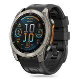 Universal Garmin 20mm QuickFit Tech-Protect Icon Silicone Strap - Black