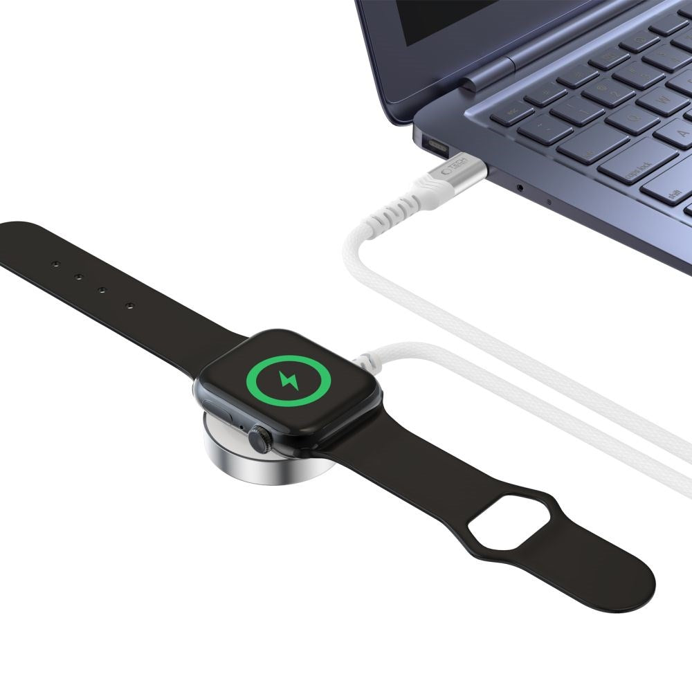 Tech-Protect MC01 UltraBoost Apple Watch Magnetic Charger - White