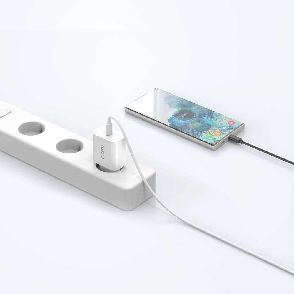 Tech-Protect Network Charger PD 20W USB-C Wall Charger - White
