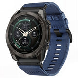 Universal Garmin 22mm QuickFit Tech-Protect Classic Nylon Strap - Blue