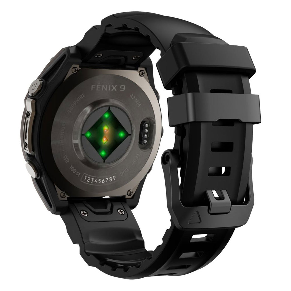 Universal Garmin 22mm QuickFit Tech-Protect Motion Watch Strap - Black