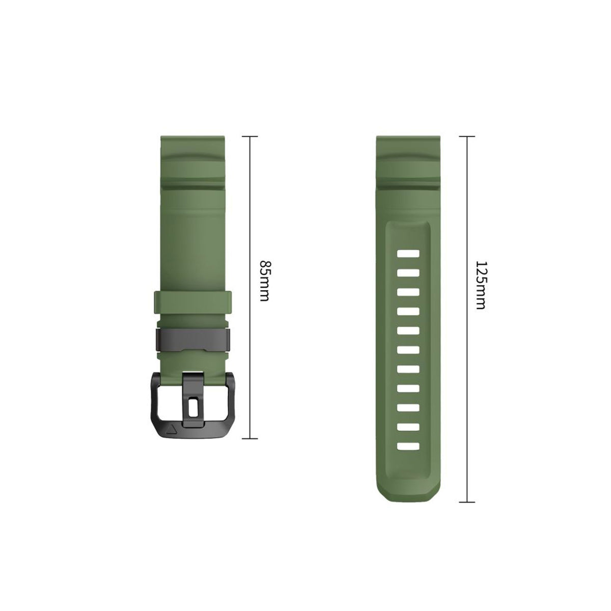 Universal Garmin 26mm QuickFit Tech-Protect Motion Watch Strap - Green