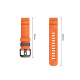 Universal Garmin 26mm QuickFit Tech-Protect Motion Watch Strap - Orange