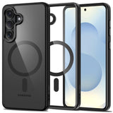 Samsung Galaxy S26 Tech-Protect MagMat Case - MagSafe Compatible - Transparent / Black