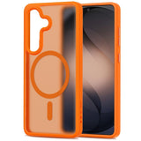 Samsung Galaxy S26 Tech-Protect MagMat Case - MagSafe Compatible - Matte Orange