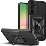 Samsung Galaxy A57 Tech-Protect Camshield Case with Magnetic Ring & Stand Function - Black