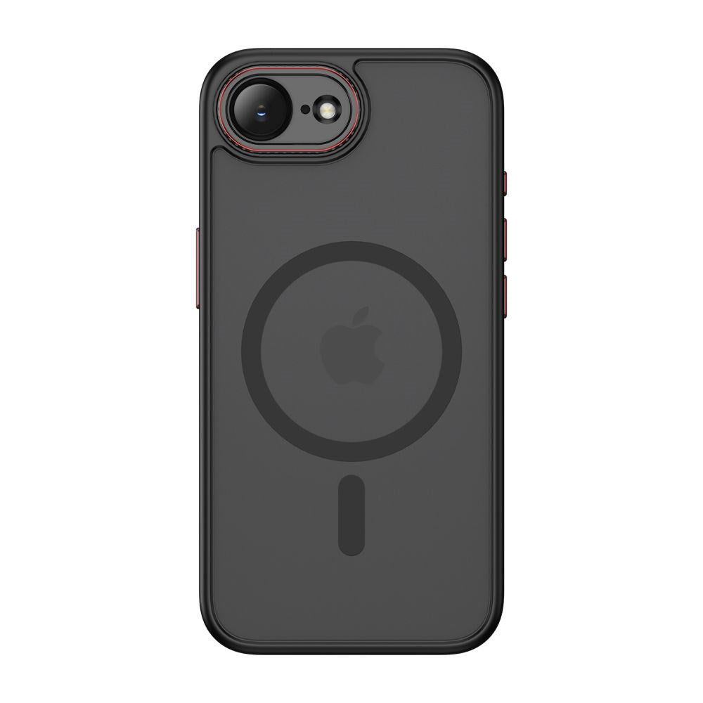 iPhone 17e / 16e Tech-Protect MagCam Case - MagSafe Compatible - Transparent /Matte Black