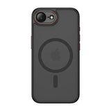 iPhone 17e / 16e Tech-Protect MagCam Case - MagSafe Compatible - Transparent /Matte Black