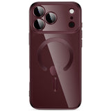 iPhone 18 Pro Max / 17 Pro Max Tech-Protect MagFlex Case - MagSafe Compatible - Burgundy / Transparent