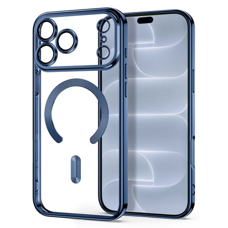 iPhone 18 Pro / 17 Pro Tech-Protect MagFlex Case - MagSafe Compatible - Blue / Transparent