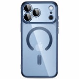 iPhone 18 Pro Max / 17 Pro Max Tech-Protect MagFlex Case - MagSafe Compatible - Blue / Transparent