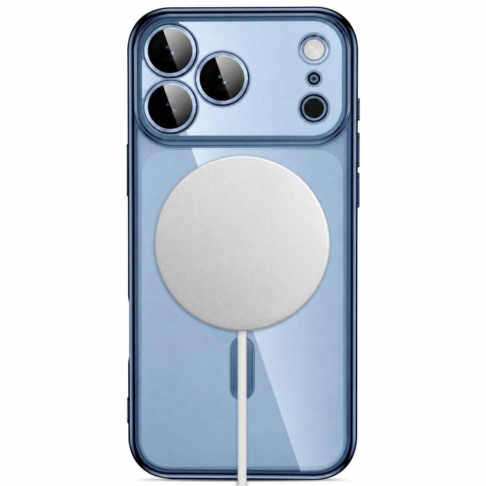 iPhone 18 Pro Max / 17 Pro Max Tech-Protect MagFlex Case - MagSafe Compatible - Blue / Transparent