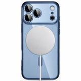 iPhone 18 Pro Max / 17 Pro Max Tech-Protect MagFlex Case - MagSafe Compatible - Blue / Transparent
