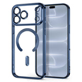 iPhone 18 Pro Max / 17 Pro Max Tech-Protect MagFlex Case - MagSafe Compatible - Blue / Transparent