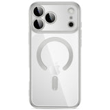 iPhone 18 Pro / 17 Pro Tech-Protect MagFlex Case - MagSafe Compatible - Silver / Transparent