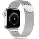 Apple Watch (42/44/SE/45/46/49mm) Tech-Protect Milanese Band Stainless Steel Strap - Silver