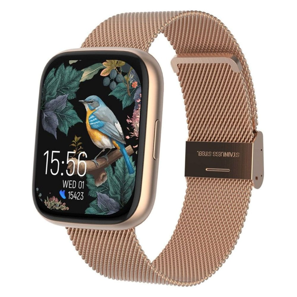 Forever ForeVigo 4 SW-330 Smartwatch with Bluetooth & Health Tracker - Rose Gold