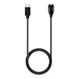 Hurtel Magnetic USB-C Charger for Garmin Smartwatch - Black