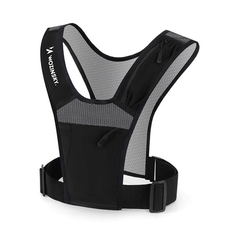 Wozinsky WKDB1 Running Vest with Reflective Elements - Black