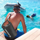 Wozinsky Waterproof Bag with Strap - 10L - Black