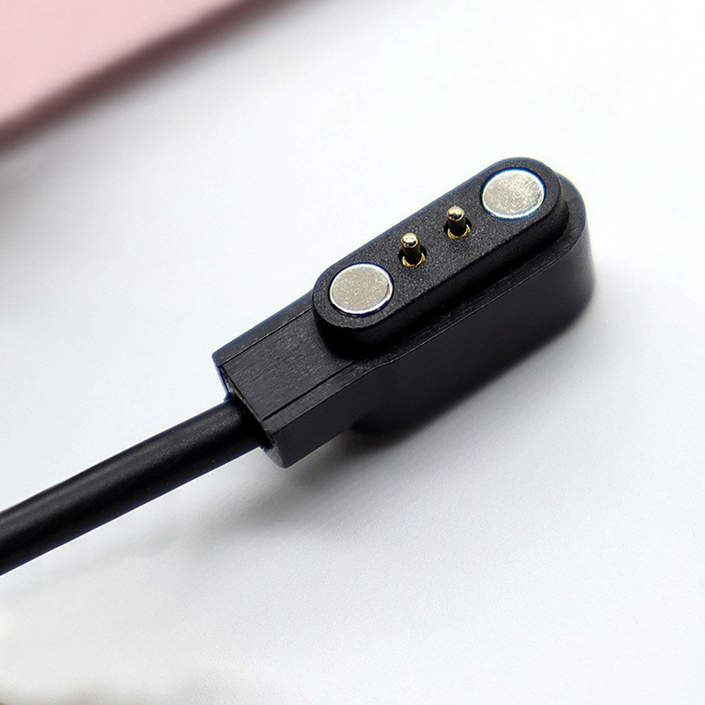 Hurtel Magnetic Charger for Smartwatch - 2-Pin / 2.8mm - Black