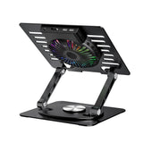 Wozinsky CoolBase Laptop / Tablet Stand with RGB Light & Cooling - Black
