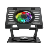 Wozinsky CoolBase Laptop / Tablet Stand with RGB Light & Cooling - Black