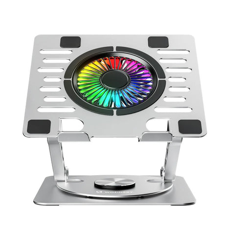 Wozinsky CoolBase Laptop / Tablet Stand with RGB Light & Cooling - Grey