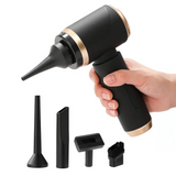 Hurtel Mini Foldable Handheld Car Vacuum Cleaner - Black