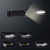 Wozinsky WLC-1200 Headlamp with 350lm & Motion Sensor - Black