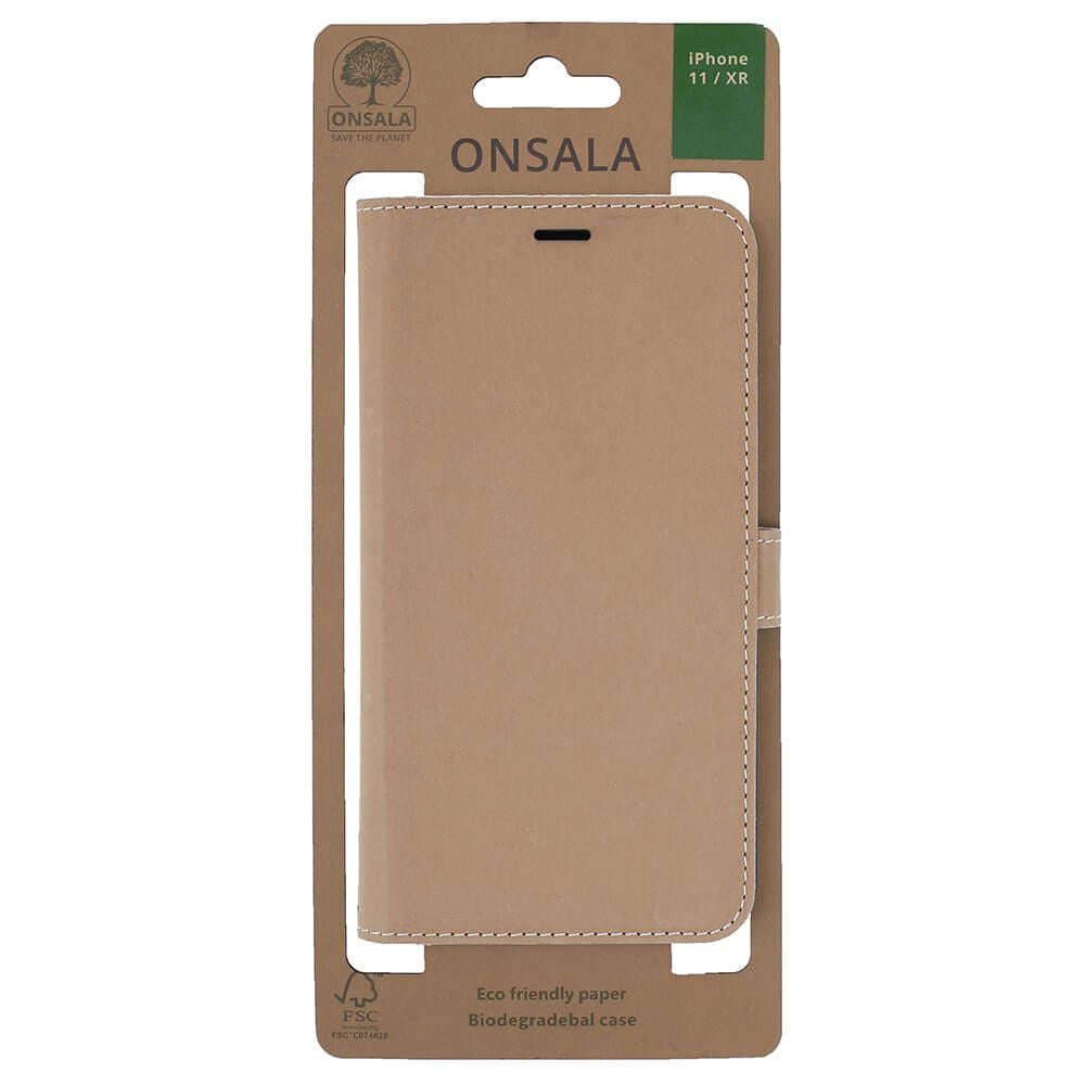 iPhone 11 GEAR Onsala Eco Wallet - Degradable Wallet Case - Sand