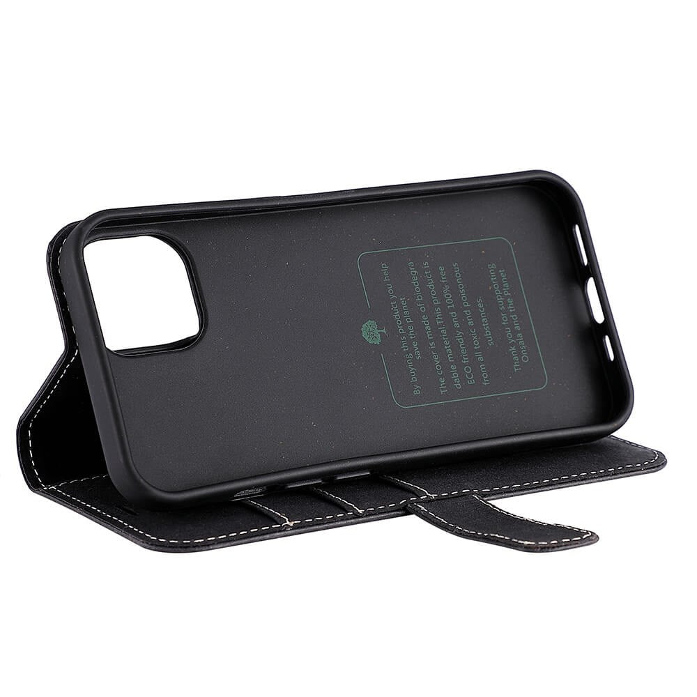 iPhone 13 GEAR Onsala Eco Wallet - Degradable Wallet Case - Black