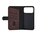 iPhone 17 Pro Max GEAR Faux Leather Flip Case - MagSafe Compatible - Brown
