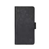 Samsung Galaxy S25 GEAR Classic Flip Case Faux Leather with Card Holder - Black