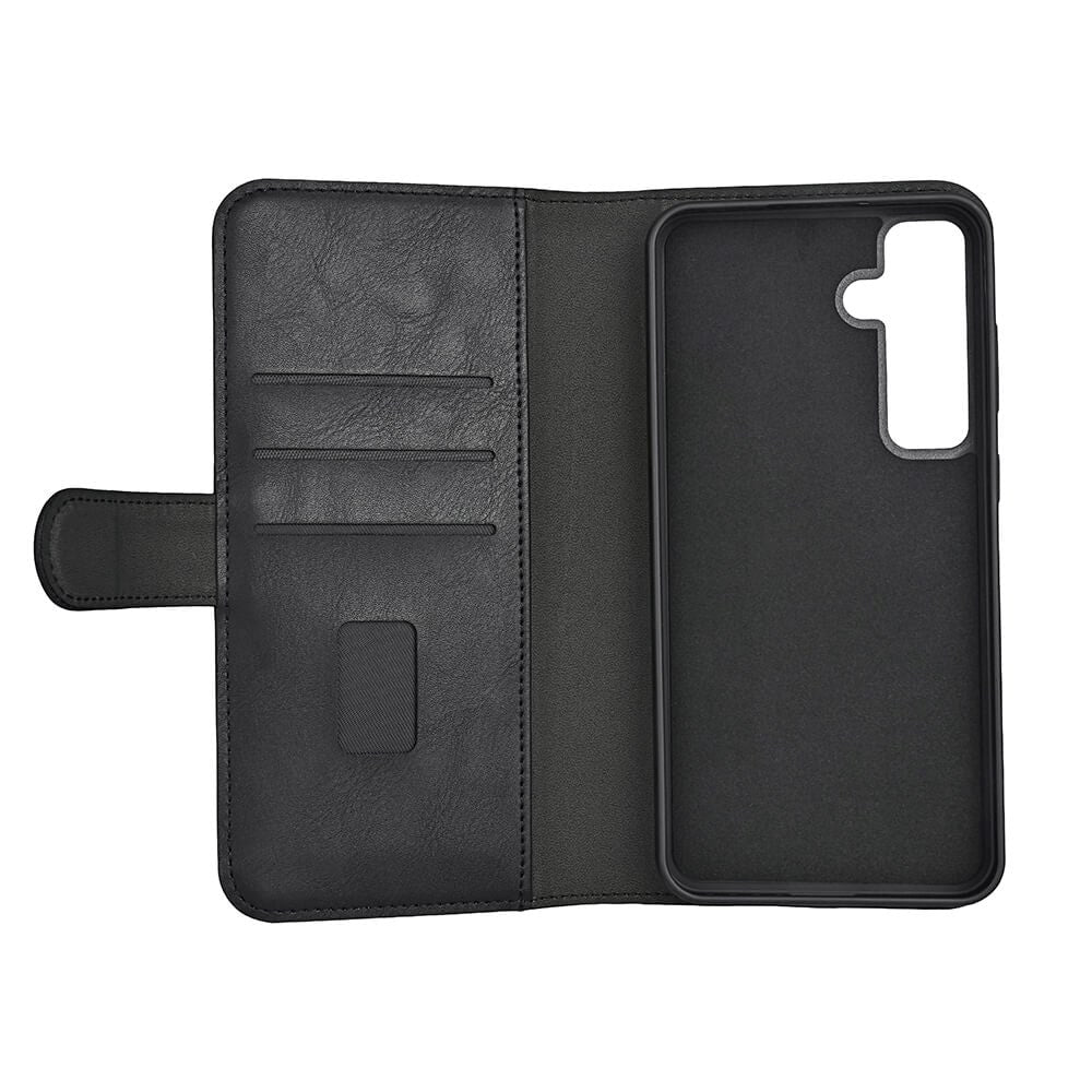 Samsung Galaxy S24 GEAR 2-in-1 Leather Wallet Case & Magnet - Black