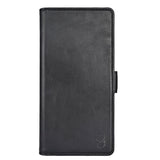 GEAR Samsung Galaxy S24+ (Plus) Leather Wallet Case - Black