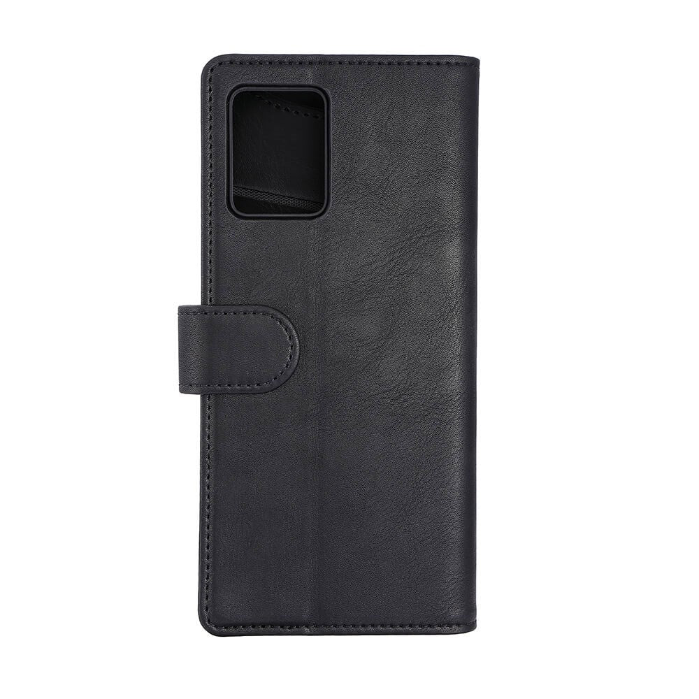Motorola Moto G53 GEAR Faux Leather Flip Case with Card Holder & Stand Function - Black