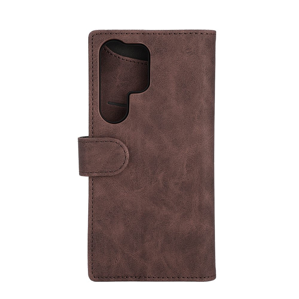 Samsung Galaxy S23 Ultra Gear Wallet - Leather Wallet Case - Brown