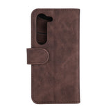 Samsung Galaxy S23 Gear Wallet - Leather Wallet Case - Brown