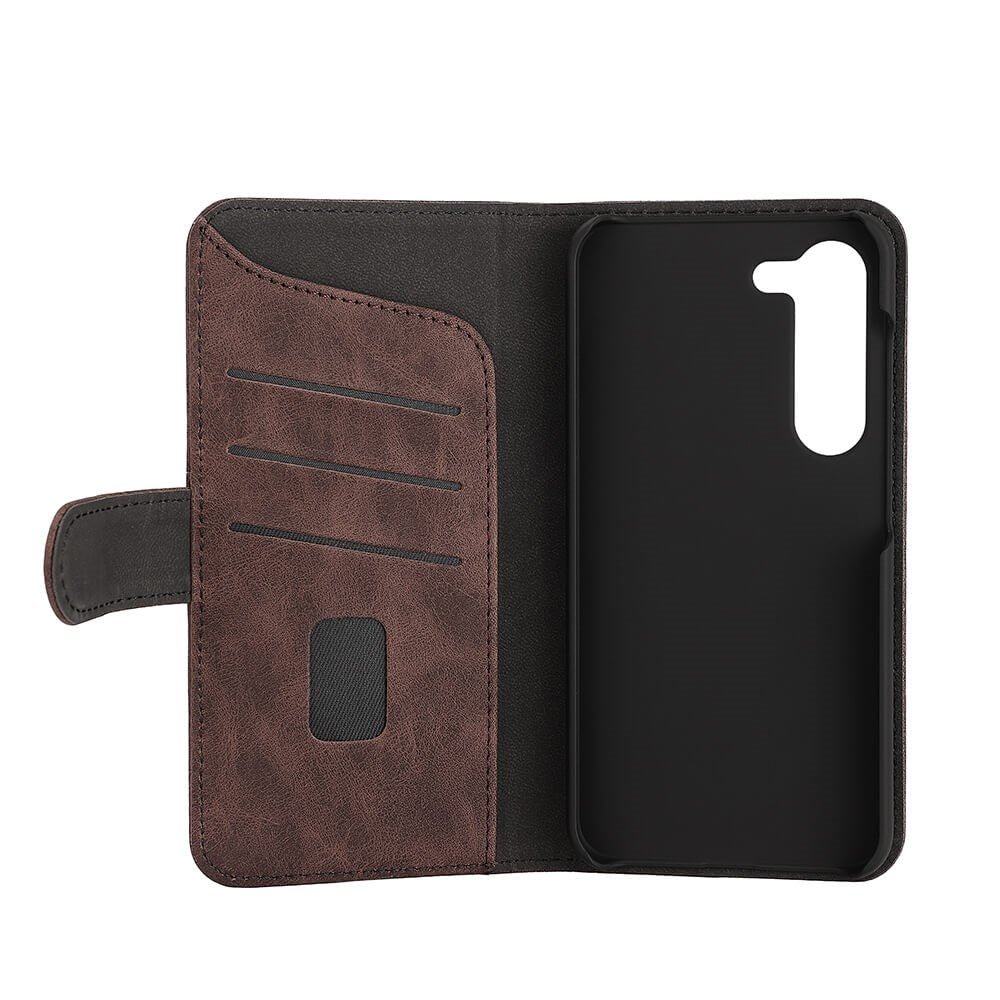 Samsung Galaxy S23 Gear Wallet - Leather Wallet Case - Brown