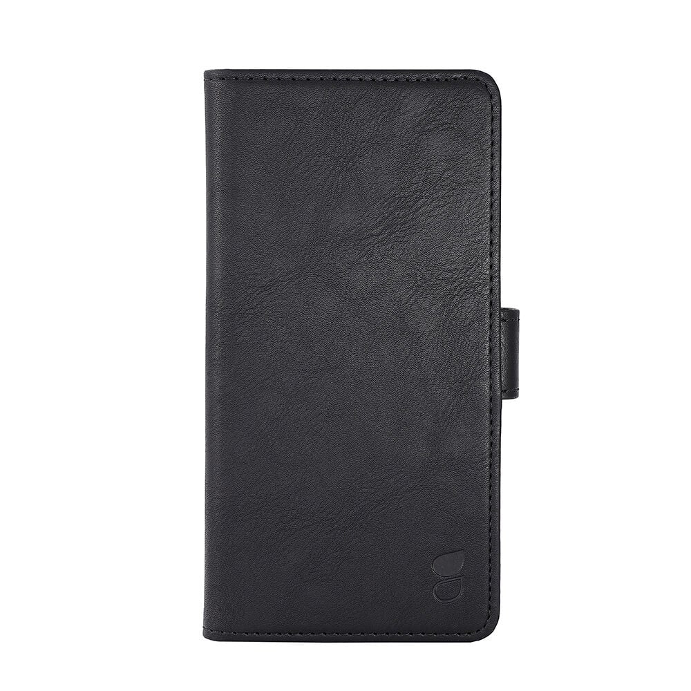 Google Pixel 7 GEAR Wallet - Leather Flip Case with Wallet for 3 Cards - Black