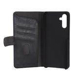 Samsung Galaxy A04s / A13 (5G) GEAR Wallet - Leather Flip Cover with Wallet for 3 Cards - Black