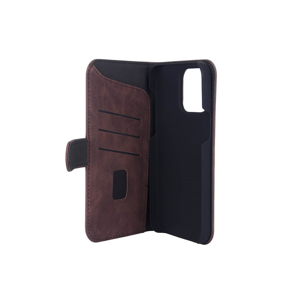 iPhone 14 Pro Max GEAR Leather Wallet Case - Brown