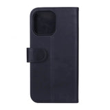 iPhone 14 Pro Max GEAR Leather Wallet Case - Black