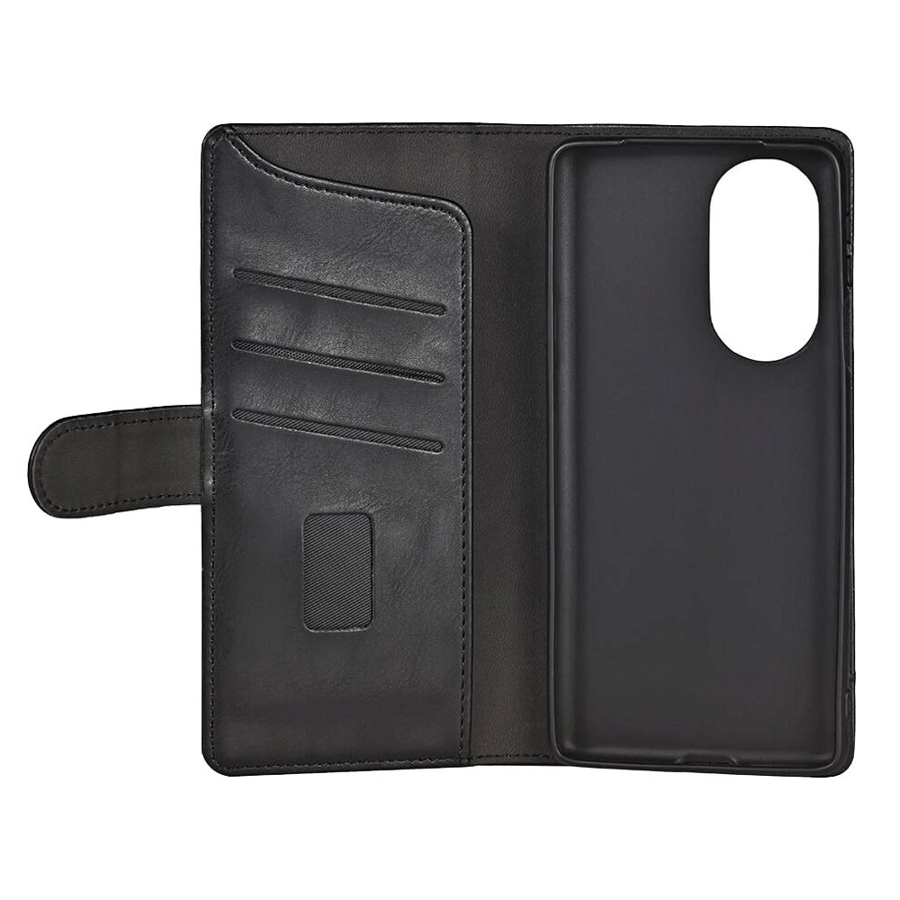 Motorola Edge 30 Pro Gear Wallet - Leather Wallet Case - Black