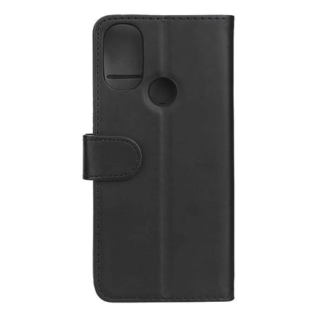 Motorola Moto E40 / E30 / E20 Gear Wallet - Leather Wallet Case - Black