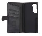 Samsung Galaxy S22+ (Plus) Gear Wallet - Leather Wallet Case - Black