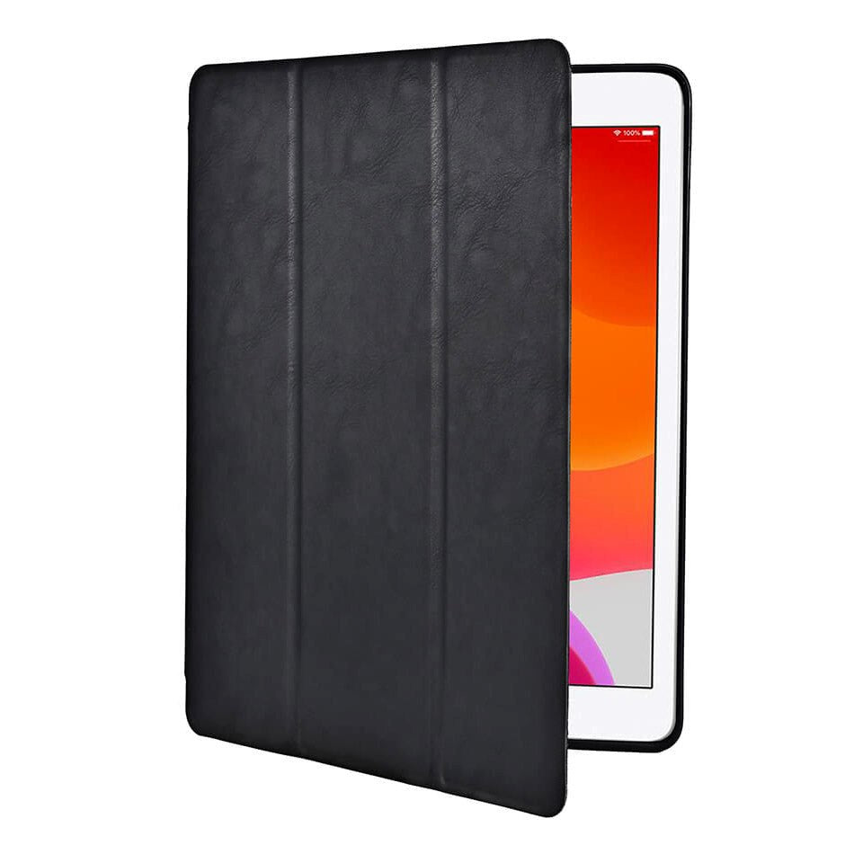 iPad 10.2" (2021 / 2020 / 2019) / Air (2019) / Pro 10.5" GEAR Leather Flip Case - Black