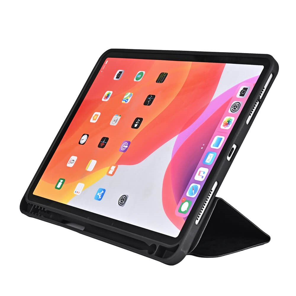 iPad Air 10.9-11" (2024-2020) / Pro 11" (2022-2018) GEAR Leather Flip Case - Black