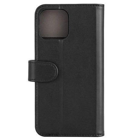 iPhone 13 Pro Max Gear Wallet - Leather Wallet Case - Black